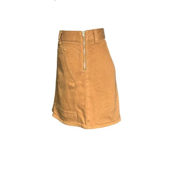 Wilfred Free brown denim  mini skirt size 0 - Picture 13 of 14